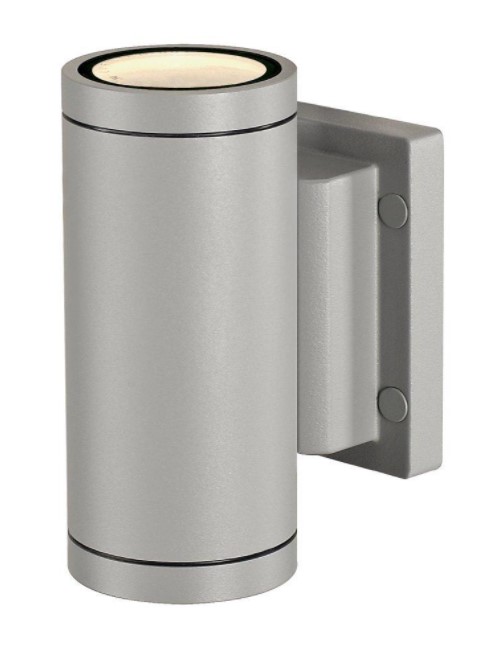 NEW MYRA UP-DOWN zilvergrijs 2xGU10