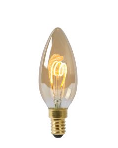LED Bulb Filament Ø 3,5 cm LED Dimb. E14 1x3W 2200K Amber