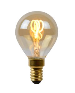LED Bulb Filament Ø 4,5 cm LED Dimb. E14 1x3W 2200K Amber