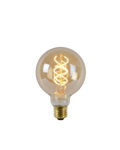 G95 Filament lamp Ø 9,5 cm LED Dimb. E27 1x5W 2200K Amber