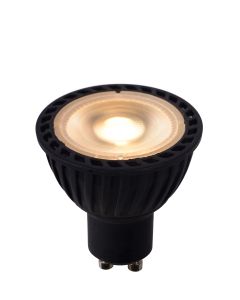 MR16 Led lamp Ø 5 cm LED Dim to warm GU10 1x5W 2200K/3000K Zwart