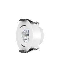 LED Camicro Downlight rond kantelbaar CTA dimbaar 4W 45° wit 2.000K-2.700K IP44