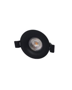 LED Camini Downlight dimbaar 8W 36° zwart 2.700K IP44