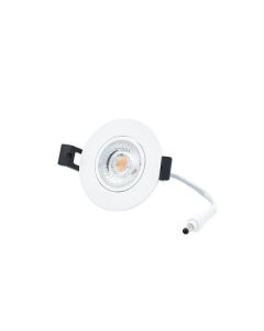 LED Camini Downlight rond kantelbaar dimbaar 8W 36° wit 2.700K IP44