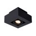 XIRAX Plafondspot LED Dim to warm GU10 1x5W 2200K/3000K Zwart