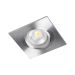 BR0007 LED-inbouwarmatuur Vierkant draai-/kantelbaar GU10-fitting Aluminium
