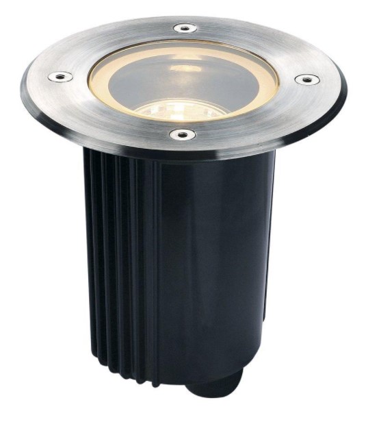 DASAR 80 rond edelstaal 1xGU10 afbeelding