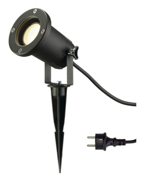 NAUTILUS SPIKE XL zwart 1xGU10 afbeelding