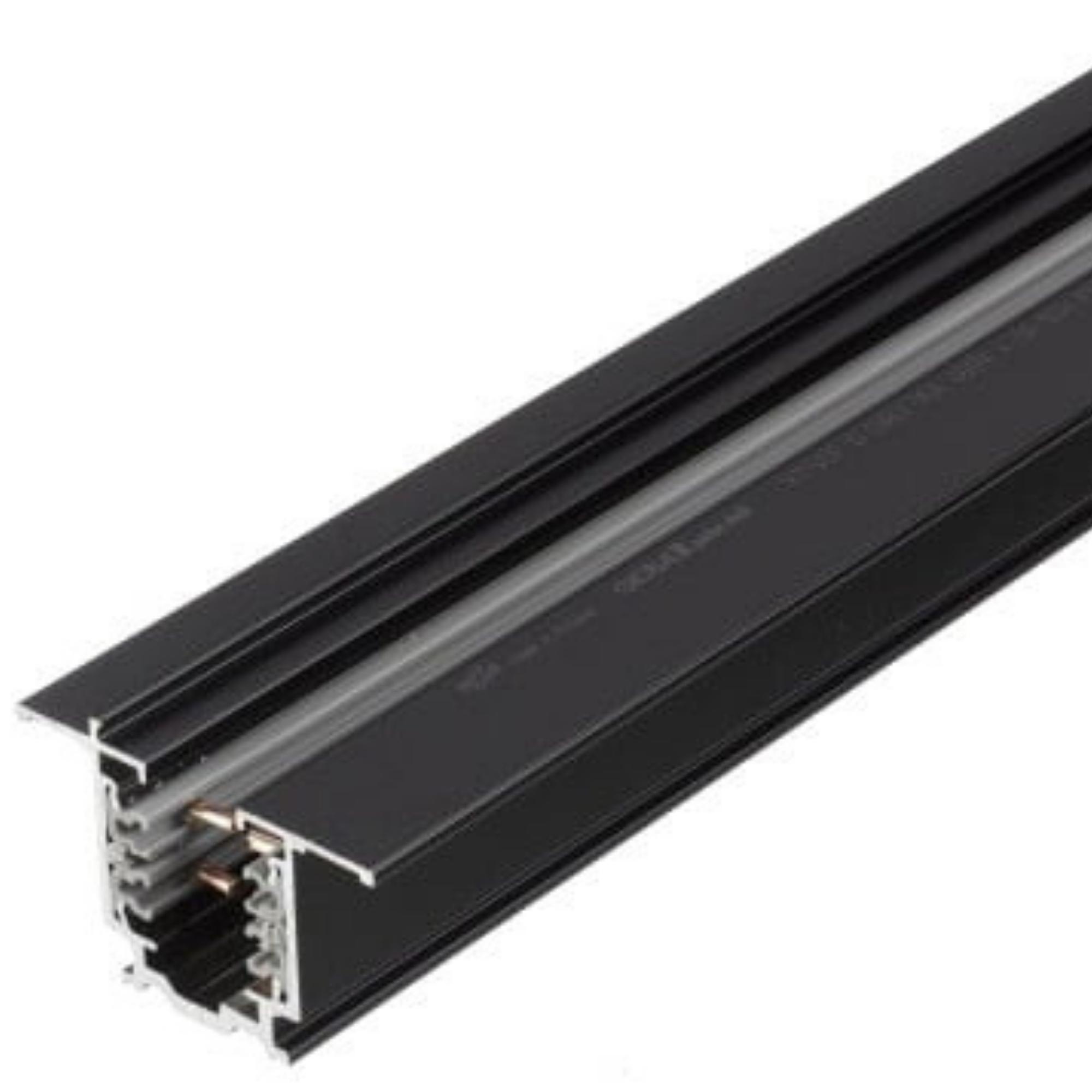 3-fase spanningsrails XTSF inbouw - Zwart