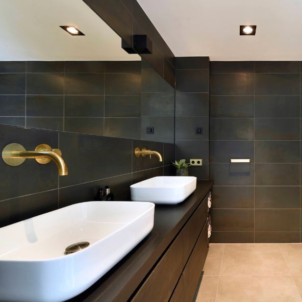 led inbouwspots badkamer woning zwart trimless