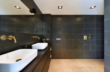led inbouwspots badkamer woning zwart trimless