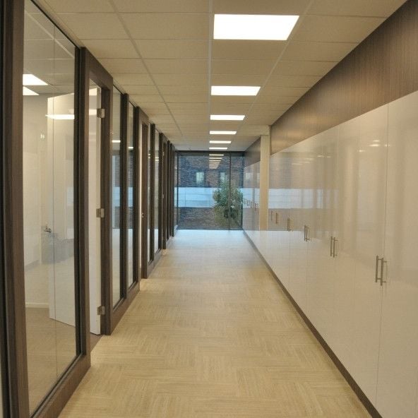LED panelen kantoor gang 60x60cm laag plafond
